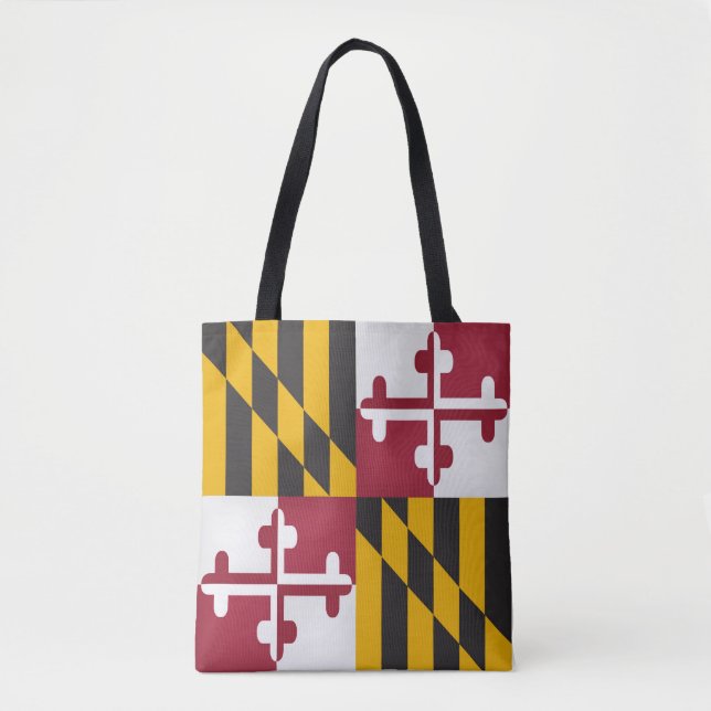 Cooler Staat der Maryland Flag Fashion (Vorderseite)