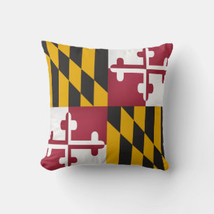 Cooler Staat der Maryland-Flagge Kissen