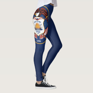 Cooler Staat der Utah-Fahne Leggings