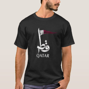 Cooler Staat des Flag Pride Qatar Graphic T-Shirts