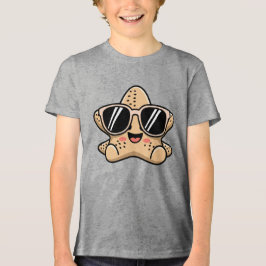 Cooler Starfish mit Sonnenbrille Beach Vibes Tri-Blend Shirt