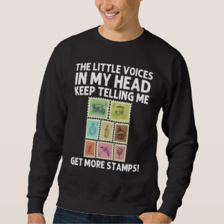 Cooler Stempel Für Männer Frauen Briefmarkensammel Sweatshirt