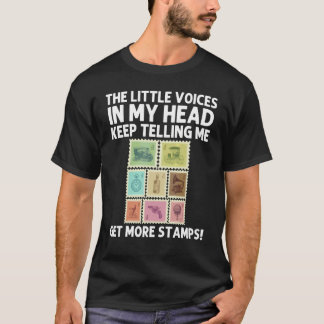 Cooler Stempel Für Männer Frauen Briefmarkensammel T-Shirt