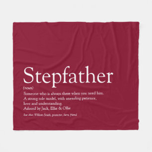 Cooler Stiefvater, Stiefvater Definition Lustiges Fleecedecke