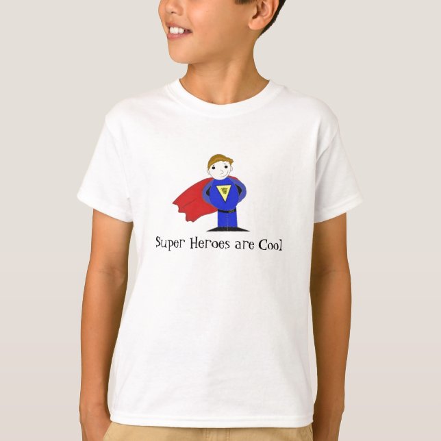 Cooler Superheld T-Shirt (Vorderseite)
