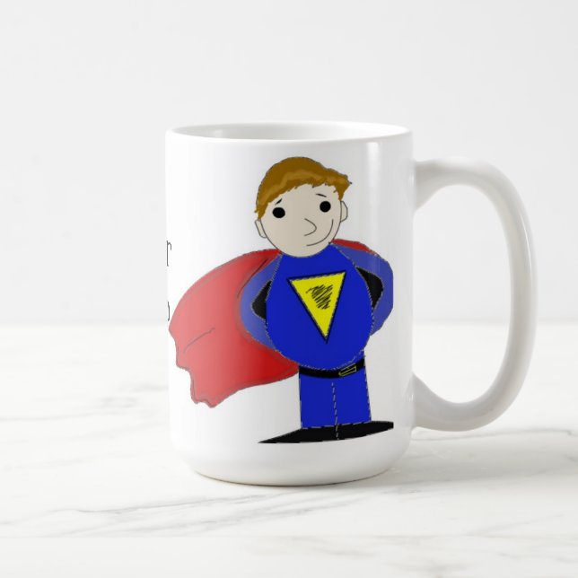 Cooler Superheld Tasse (Rechts)