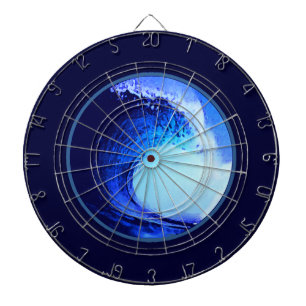 cooler Surfstil Dartscheibe