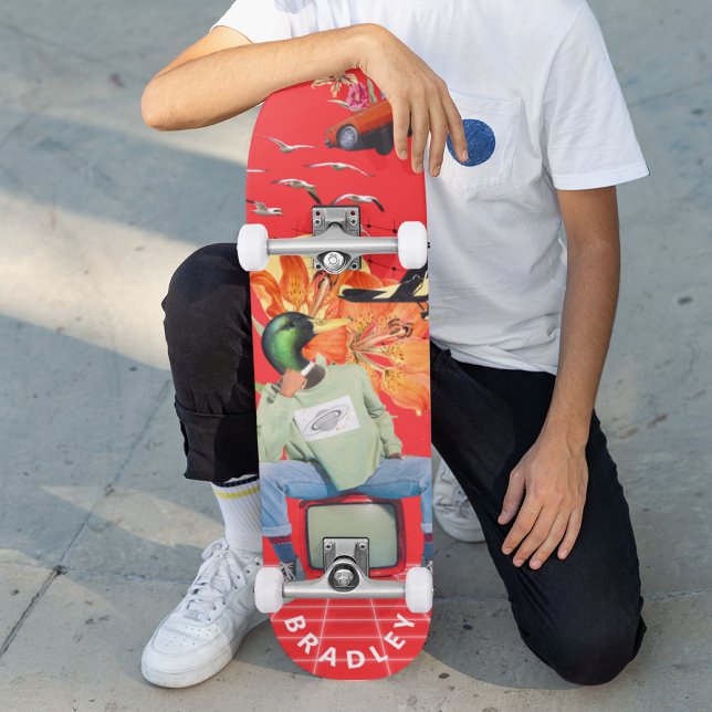 Cooler Surreal Funny Einzigartiger Personalisierte Skateboard (Von Creator hochgeladen)