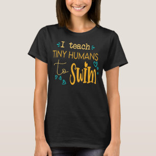 Cooler Swim-Trainer, den ich winzigen Menschen bei T-Shirt