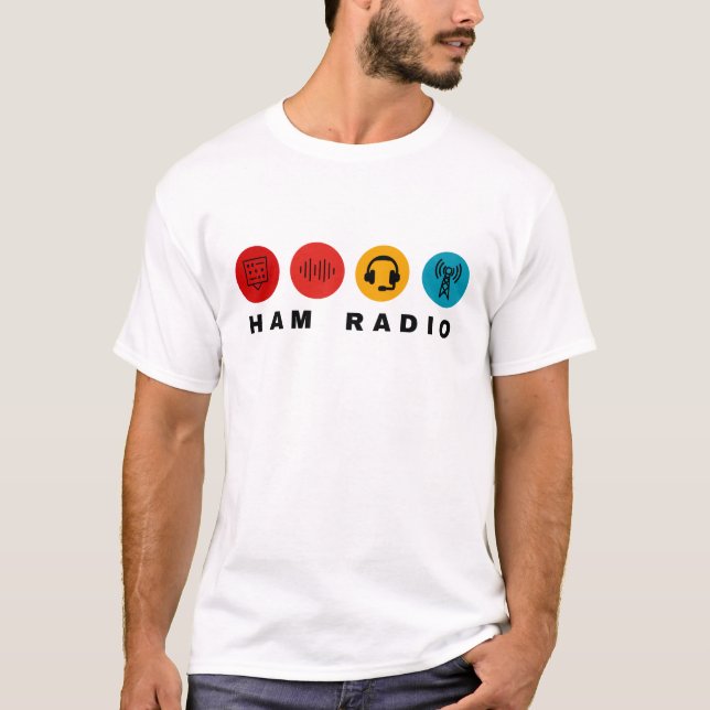 Cooler T - Shirt des Funkers (Vorderseite)