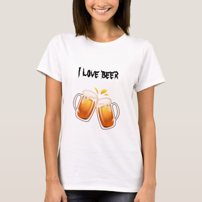 cooler T - Shirt für Bierliebhaber (Vorderseite)