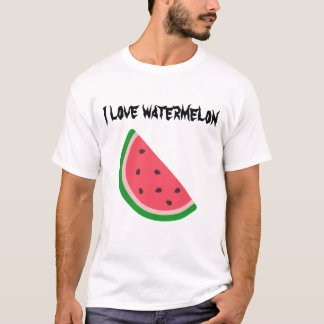 cooler T - Shirt für Wassermelonen und Sommerliebh