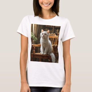 cooler T - Shirt mit Katzenautor