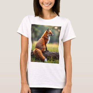 cooler T - Shirt mit originalem Fuchsdesign