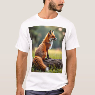 cooler T - Shirt mit originalem Fuchsdesign