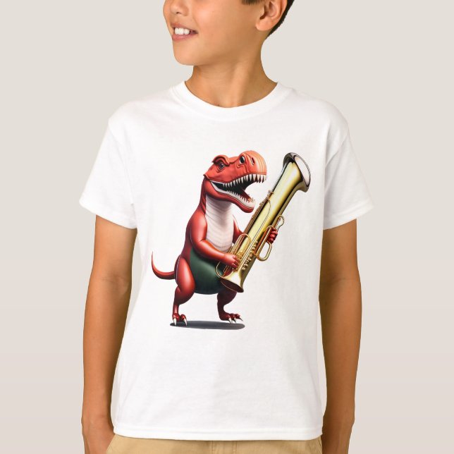 Cooler T - Shirt von Dinosaurier Unisex Kid (Vorderseite)