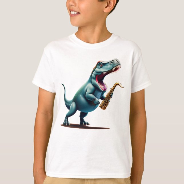 Cooler T - Shirt von Dinosaurier Unisex Kid (Vorderseite)