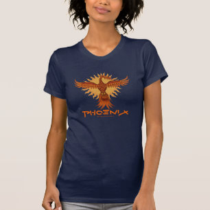Cooler T - Shirtentwurf des Phoenix-Feuervogels T-Shirt