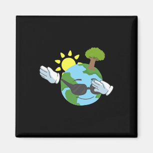 Cooler Tag der Erde für Kinder und Kleinkinder Magnet