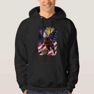 Cooler Tag der Freiheit des Adlers als glücklicher Hoodie