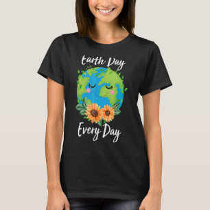 Cooler Tag Sonnenblumen-Zitat Erdtag für jeden T-Shirt