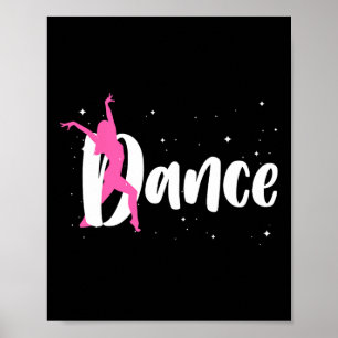 Cooler Tanz für Frauen Girls Ballroom Lyrical Ange Poster
