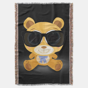 Cooler Teddy Bär Decke