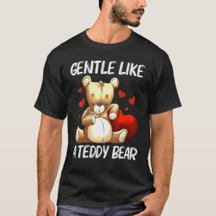 Cooler Teddybär für Männer Frauen gepolstertes Spi T-Shirt