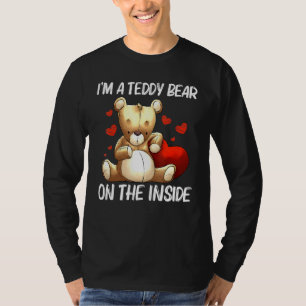 Cooler Teddybär für Männer Frauen gepolstertes Spi T-Shirt