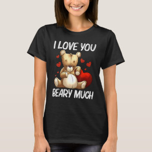 Cooler Teddybär für Männer Frauen gepolstertes Spi T-Shirt