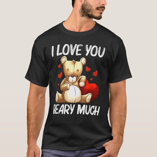 Cooler Teddybär für Männer Frauen gepolstertes Spi T-Shirt (Vorderseite)
