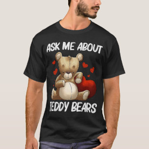 Cooler Teddybär für Männer Frauen gepolstertes Spi T-Shirt