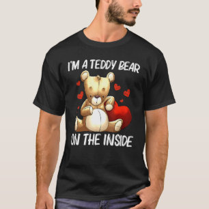 Cooler Teddybär für Männer Frauen gepolstertes Spi T-Shirt