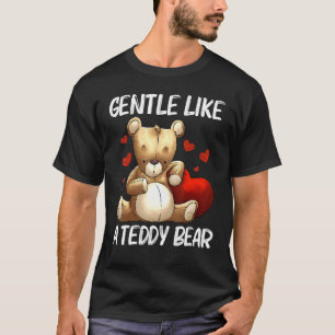Cooler Teddybär für Männer Frauen gepolstertes Spi T-Shirt