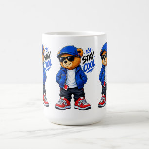 Cooler Teddybär Stay Cool Kaffeetasse