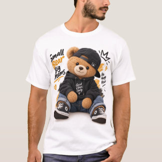 Cooler Teddybär Streetwear | Kleiner Bär große Trä T-Shirt