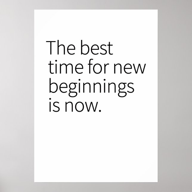 Cooler Text Grafik-Opportunity Quote Art Two-Tone  Poster (Vorne)