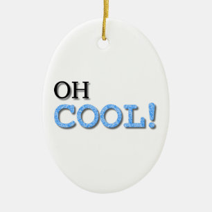 Cooler Text Keramikornament