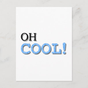 Cooler Text Postkarte