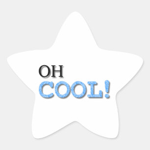 Cooler Text Stern-Aufkleber