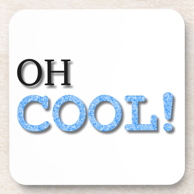 Cooler Text Untersetzer (Vorderseite)