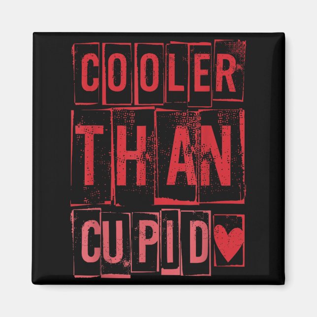 Cooler Than Cud Cute Valentine's Day Kids Boys Gir Magnet (Vorne)