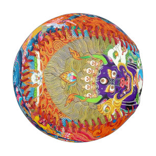 Cooler Thangka-Gott Yamantaka-Tattookunst Baseball