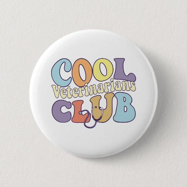 Cooler Tierärztefachmann Button (Vorderseite)