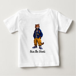 Cooler Tiger in Streetwear-Kunst - Urbaner Stil Ti Baby T-shirt