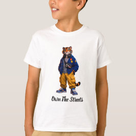 Cooler Tiger in Streetwear-Kunst - Urbaner Stil Ti T-Shirt