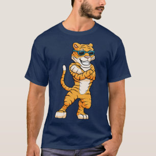Cooler Tiger mit Sonnenbrille T-Shirt