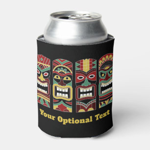 Cooler Tiki Totems benutzerdefinierter Text kann c Dosenkühler
