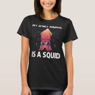 Cooler Tintenfisch für Männer Octopus Biology Sea  T-Shirt