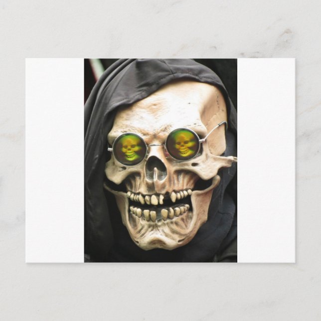 Cooler Tod Postkarte (Vorderseite)